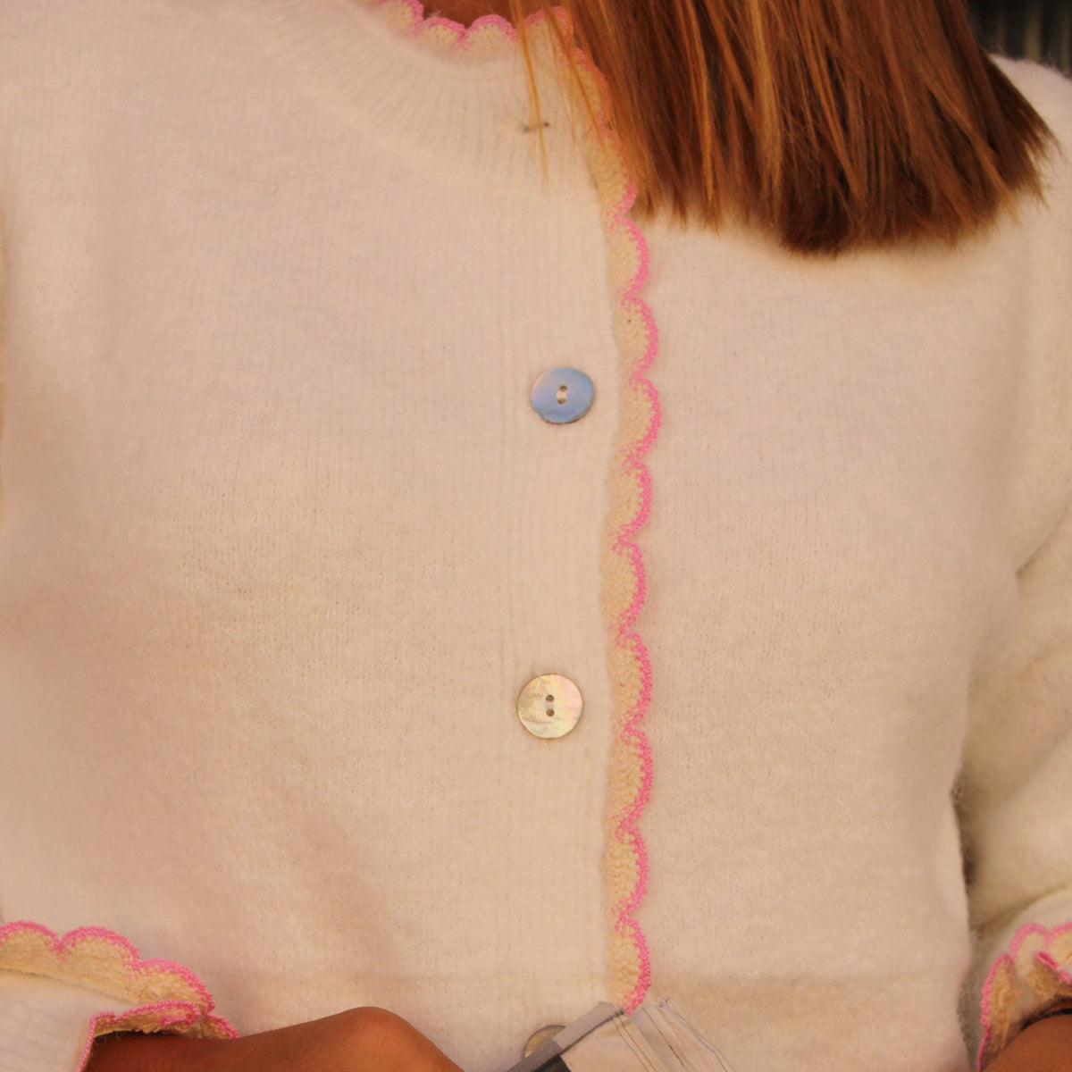 Cardigan Le nuage rosé