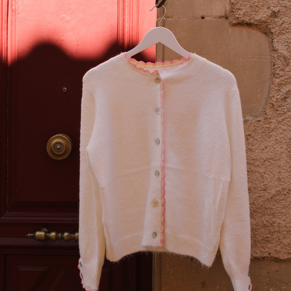 Cardigan Le nuage rosé
